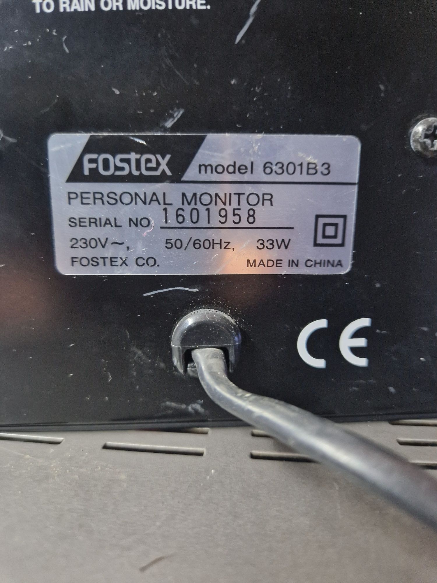 Monitor fostex 6301b