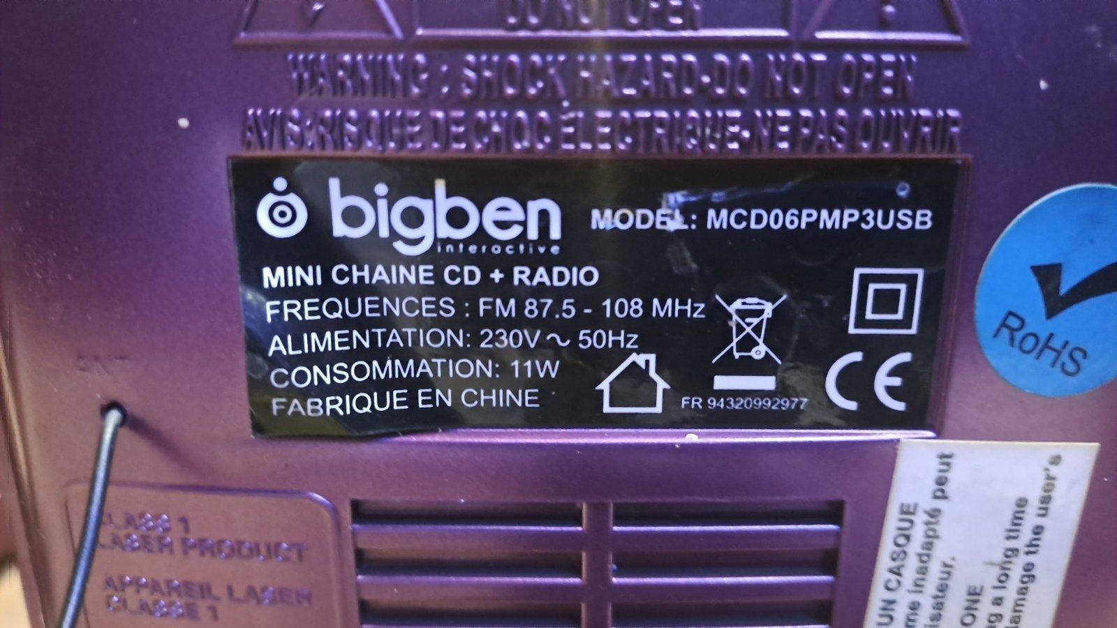 Мини система BigBen с USB и дистанционно-100лв