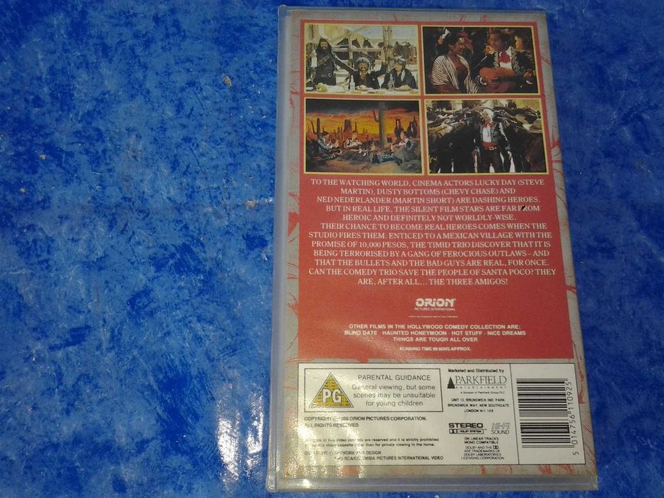 Three Amigos, film comedie, Caseta Video VSH
