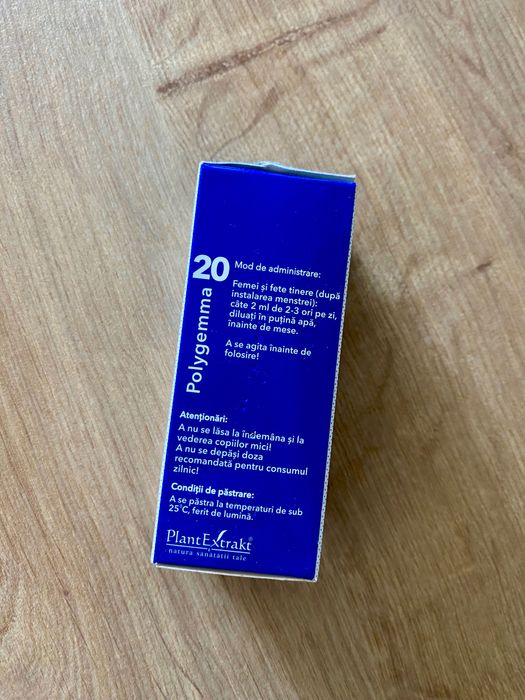 Supliment alimentar Polygemma 20 premenstrual Plant Extrakt