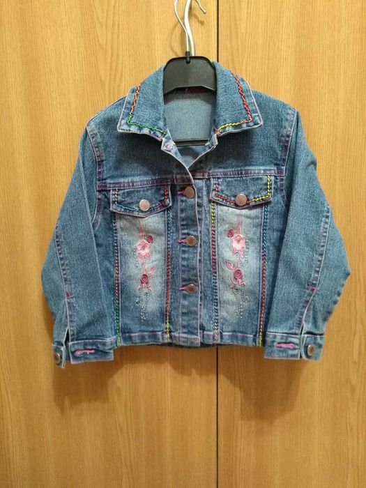 Geaca fete blugi primavara