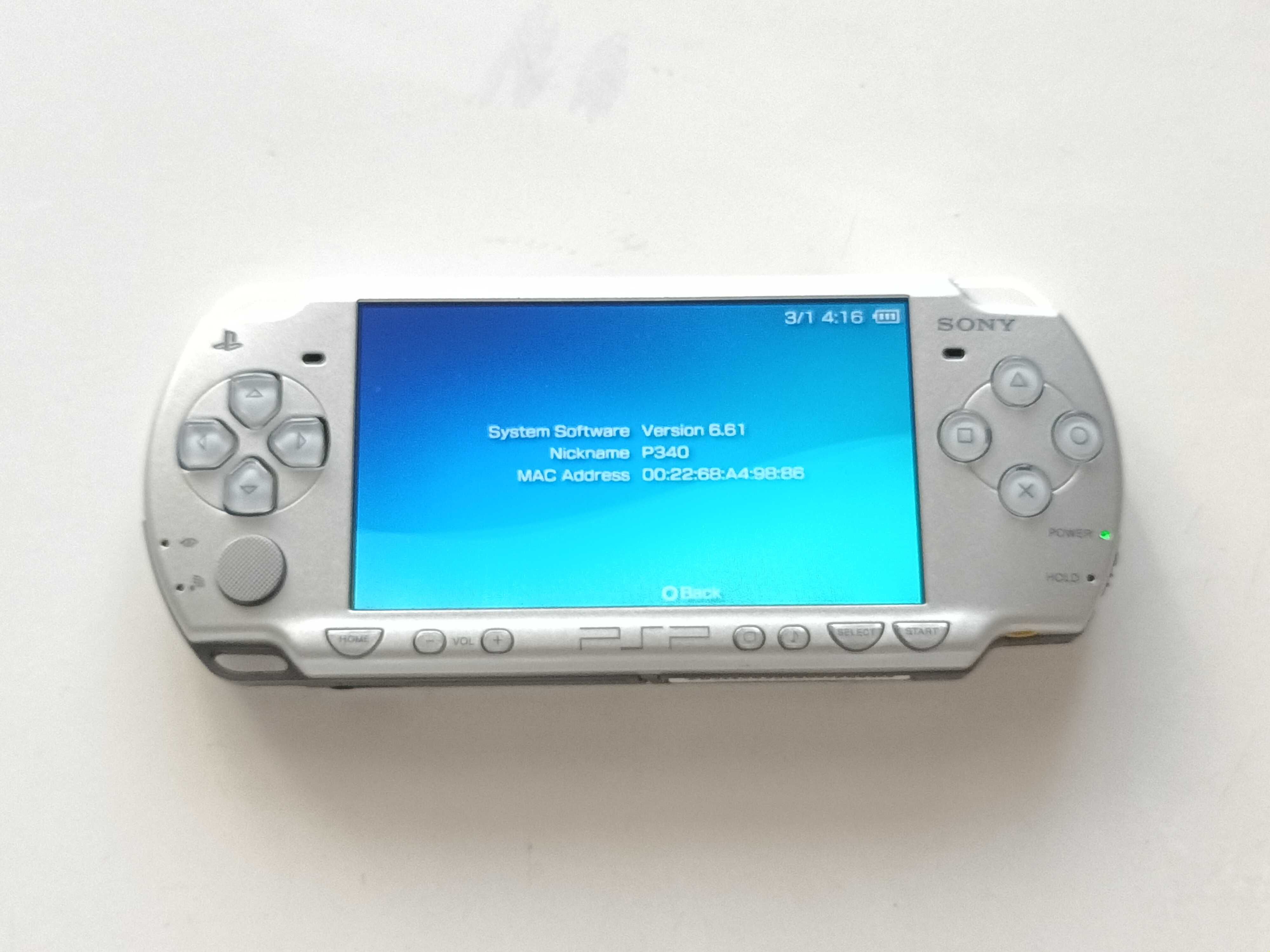 Конзола Sony PSP PlayStation Portable - Качени много игри