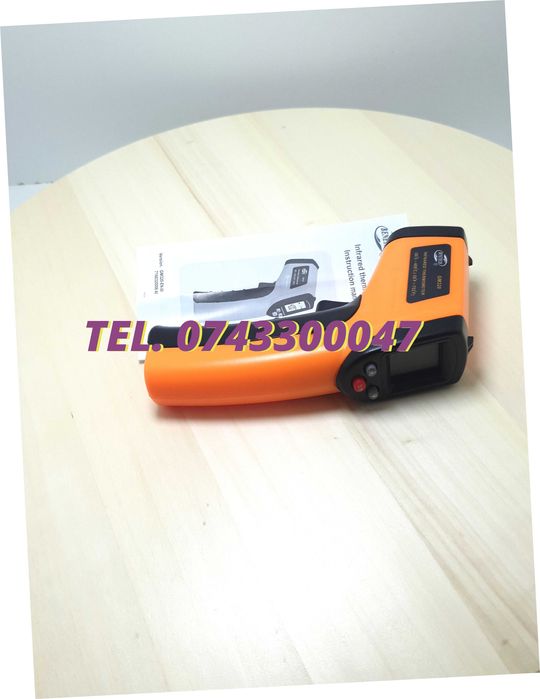 Termometru Industrial Profesional 50 380c Uni Galbennegru