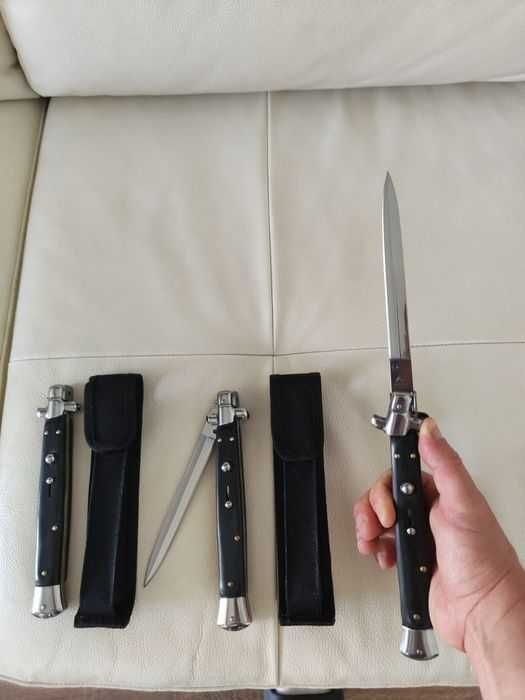 Briceag Italian , Stileto negru (34cm lungime totala) Pescuit etc