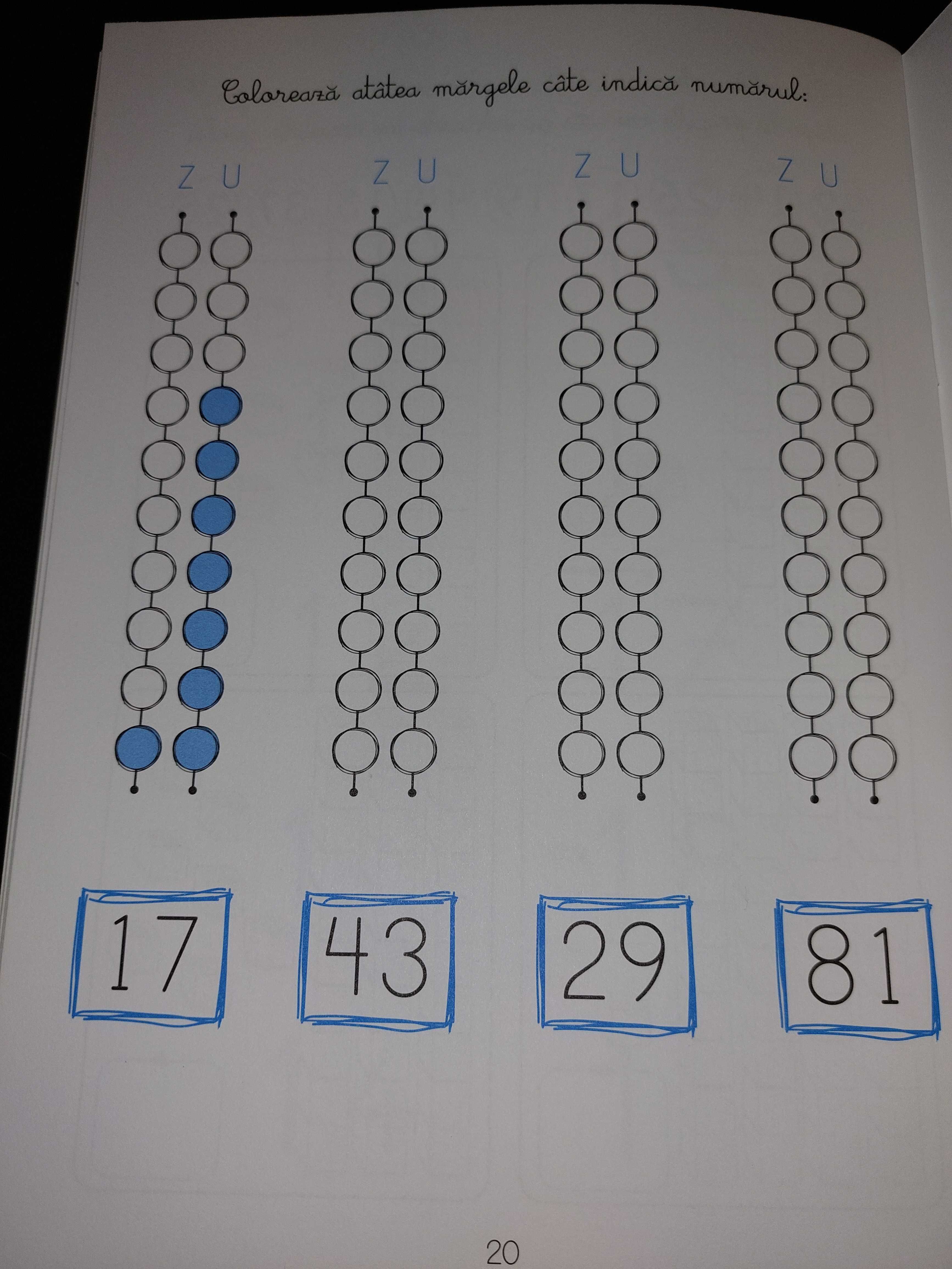 Montessori Numerele - carte noua