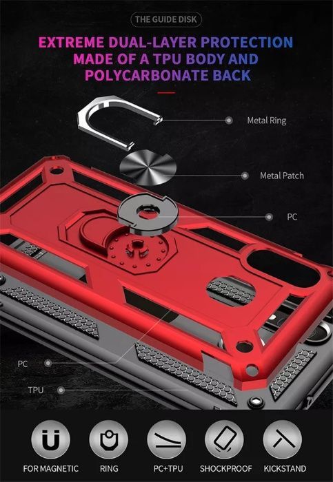 Husa hybrid ARMOR cu inel Samsung Galaxy A10 , A20e , A20s, A30s , A40