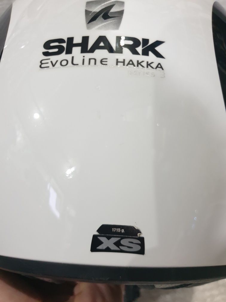 Cască moto modulară Shark EvoLine Hakka XS