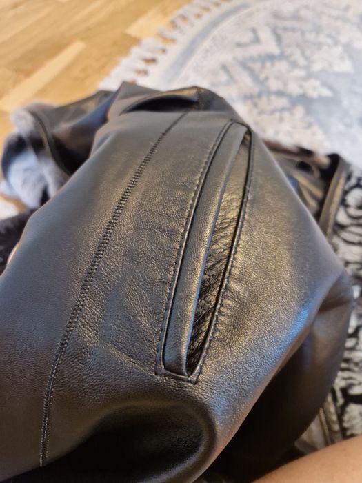 Blana de piele cu doua fete si blana de Chinchilla