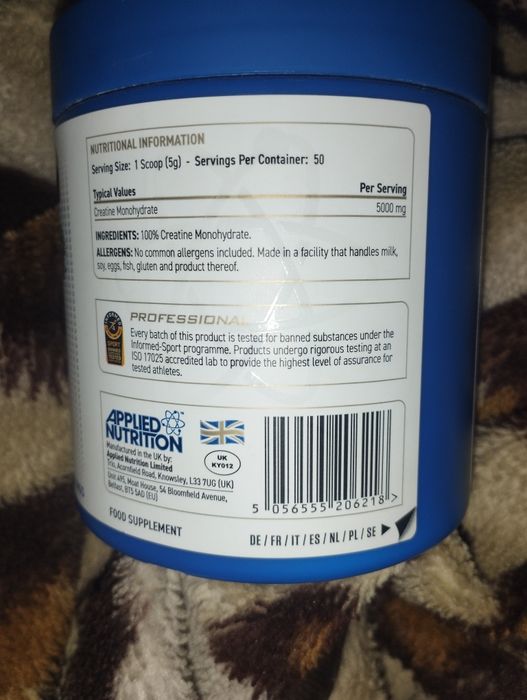 Продам Спортивное питание (Протеин Orgain + Креатин Applied Nutrition