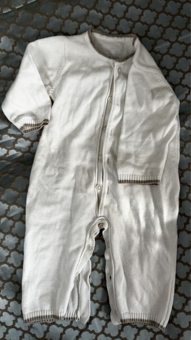 Комбинезоны вильветоввй и трикотажный, шапка ушанка на 6-18 месяцев