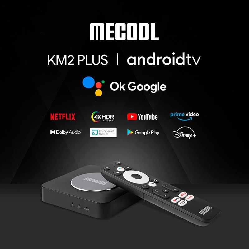 TV Box MECOOL KM2 PLUS Dolby, Android 11, Netflix and Google 4K