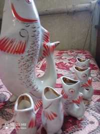 Сувенирный коньячный набор рыбы