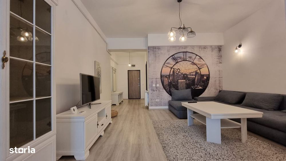 Apartament 2 Camere Mobilat Spatios 57 mp Bloc Nou Intabulat Etaj 1