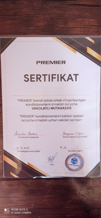 Konditsionerlarni o'rnatish Установка Кондиционеров