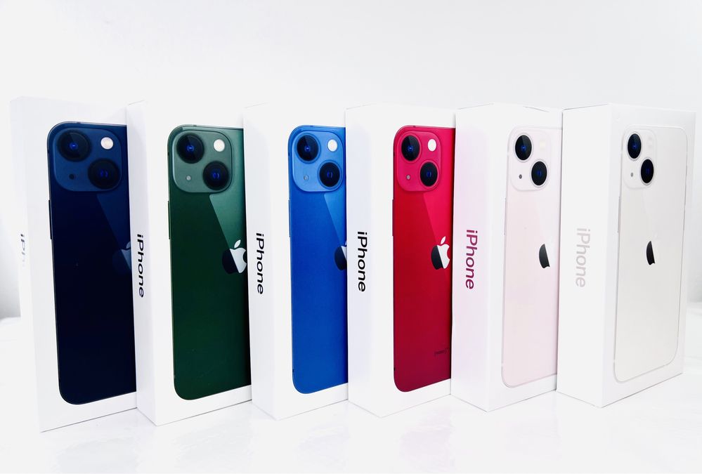 iPhone 13 mini 128GB Midnight / Green / Red / Pink / Starlight / Blue
