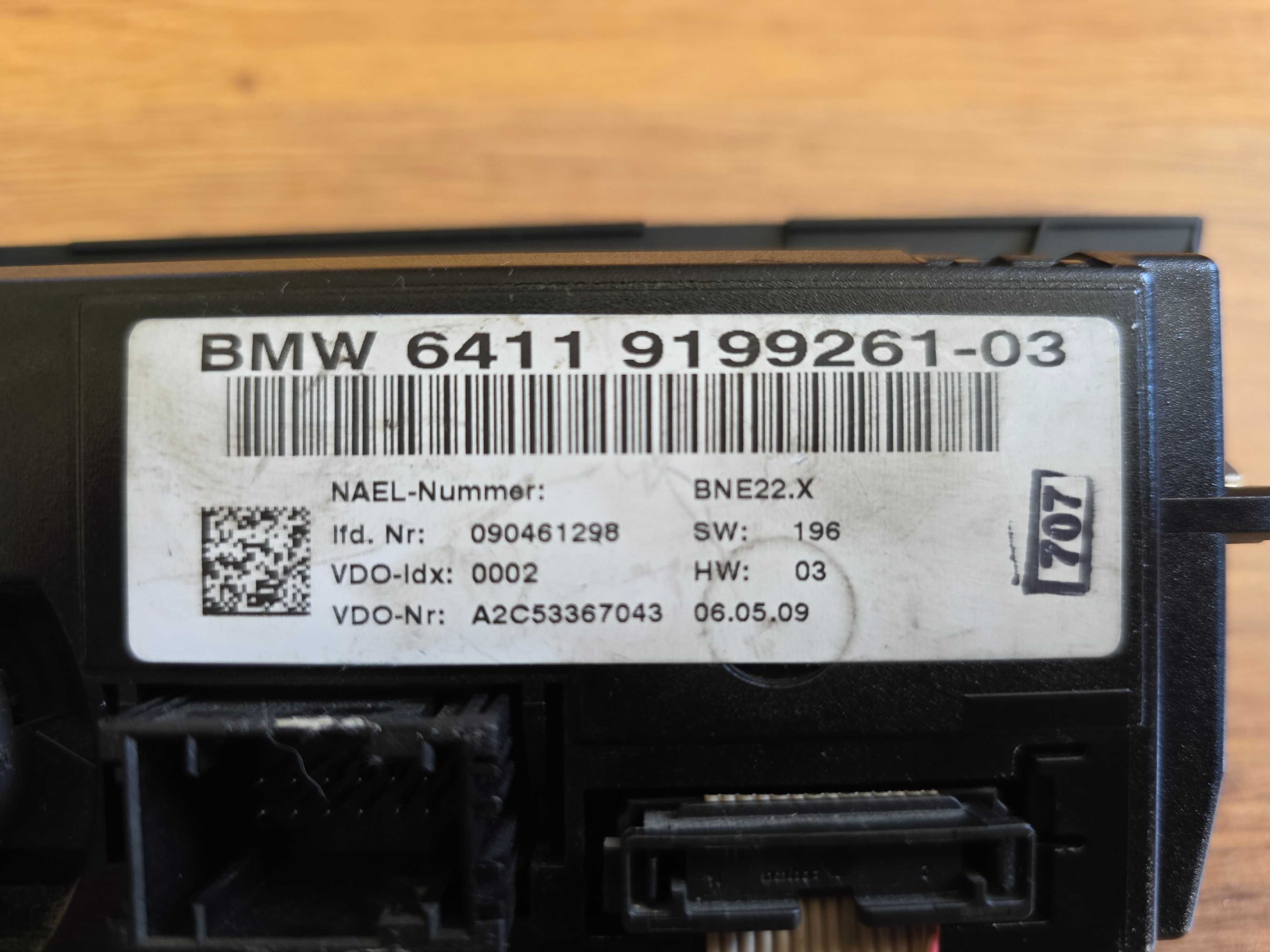 Панел за климатик за BMW Е90,Е91,Е92,Е93