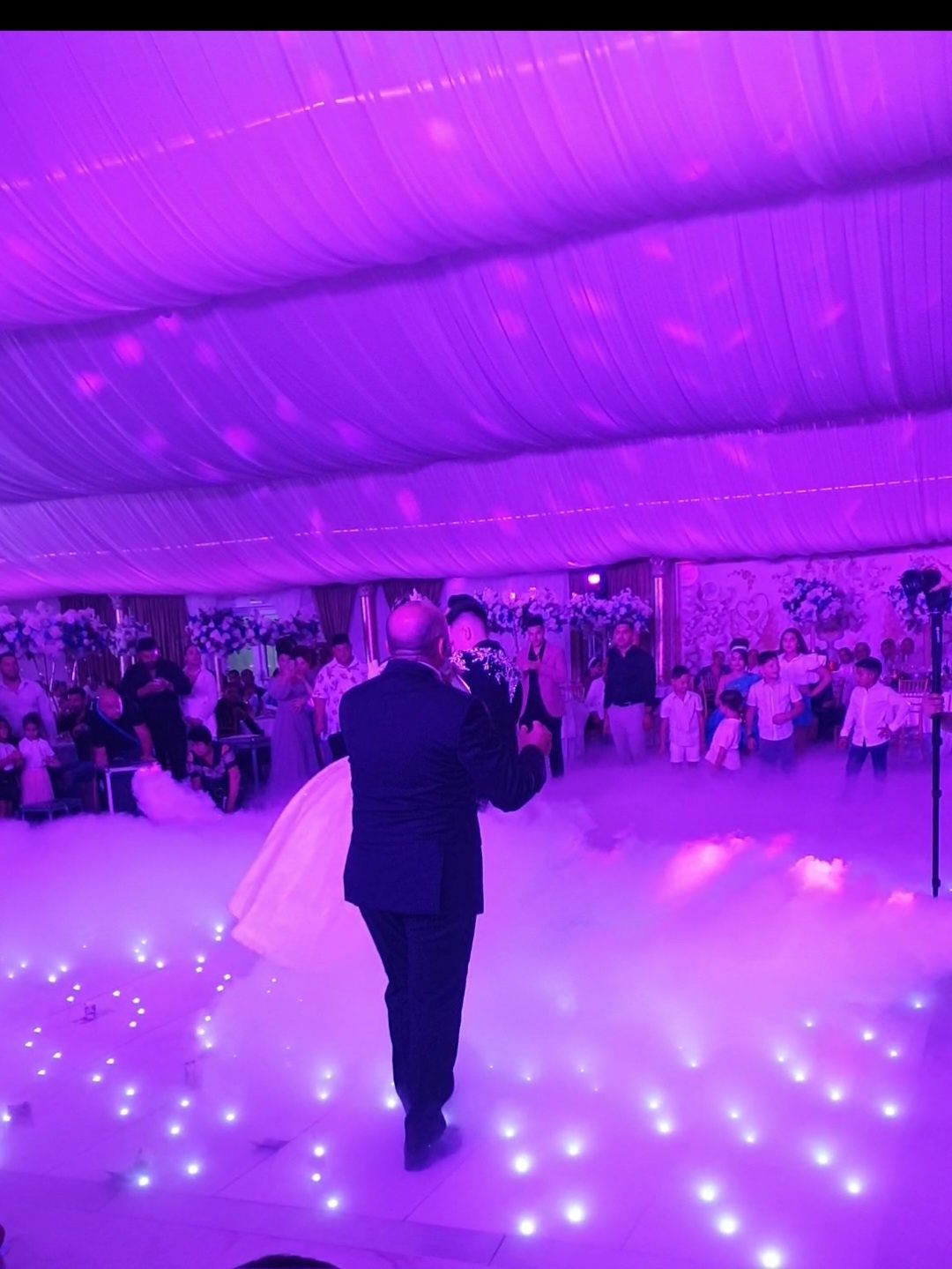 RING DE DANS ALB,RING DE dans  led.Dance Floor, Ring de stel