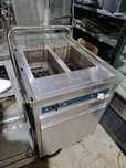 Friteuza inox cu banc, la 380v, de putere