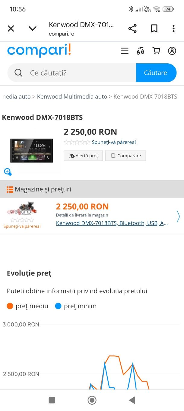 2 din Android auto Kenwood dmx 7018dabs Bluetooth Apple car play