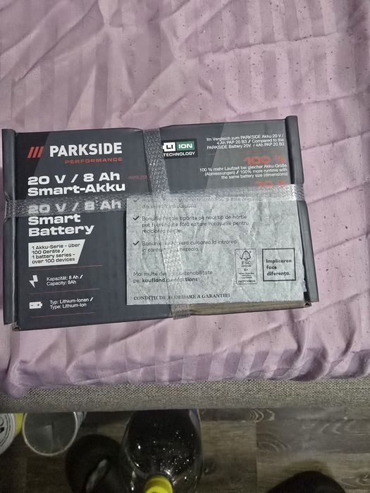 Baterie 20v 8 ah parkside