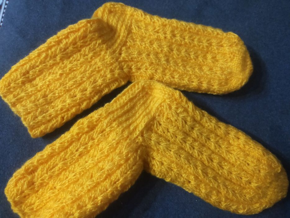 Вязаные  носки...