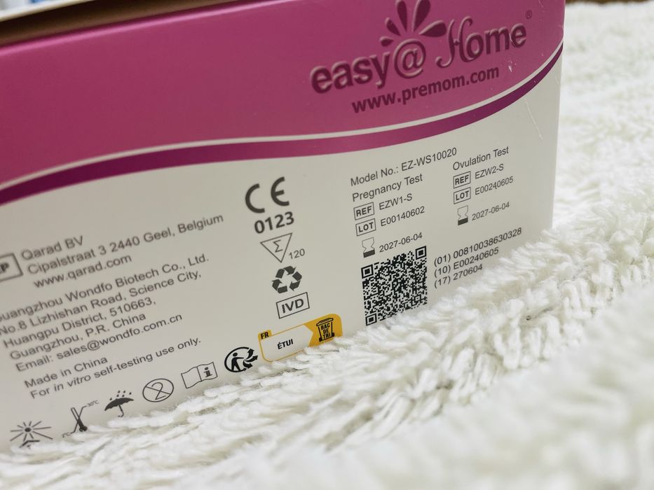 83 теста за овулация + 15 теста за бременност
