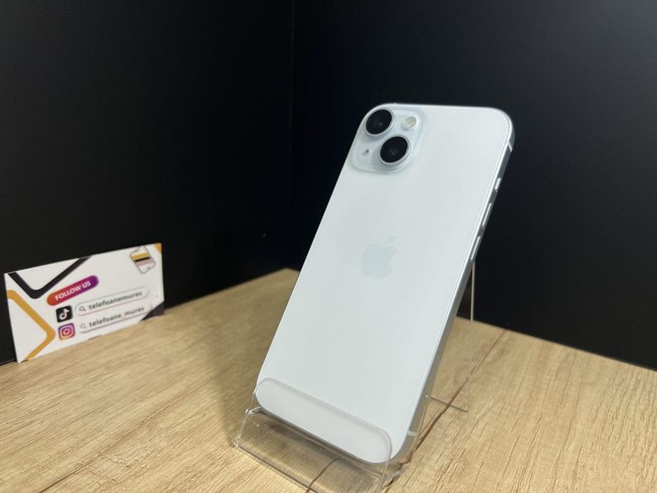 Iphone 15 128Gb Blue Produs Second-Hand Foarte Bun 3 ani garanție, Tel