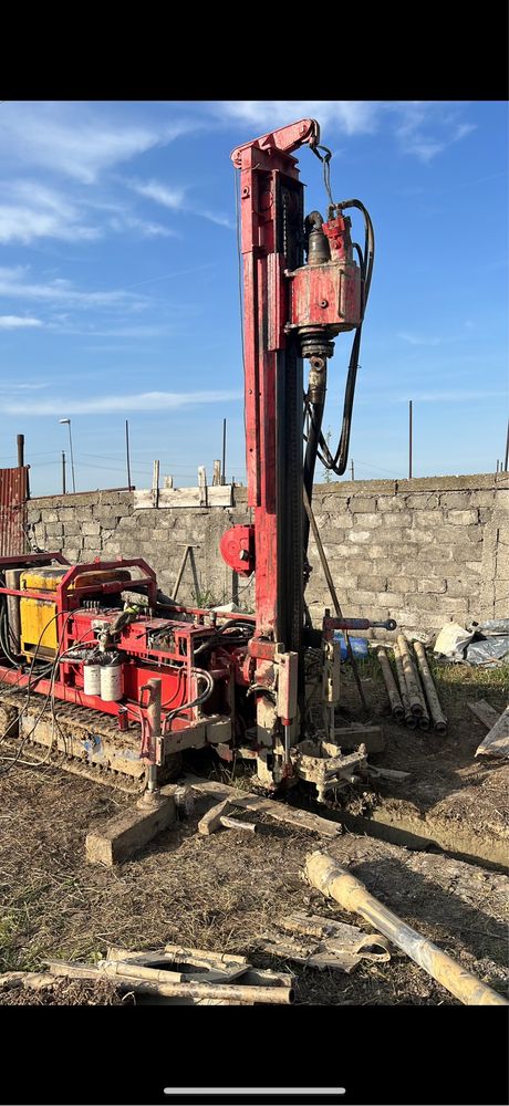 Foraj mare adancime foreza puturi foraj fantani mecanizat teava pvc