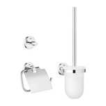 Grohe Essentials - Set accesorii toaletă 3 în 1, crom 40407001