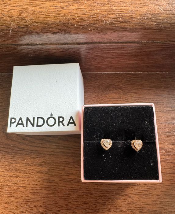 Обици Pandora rose gold