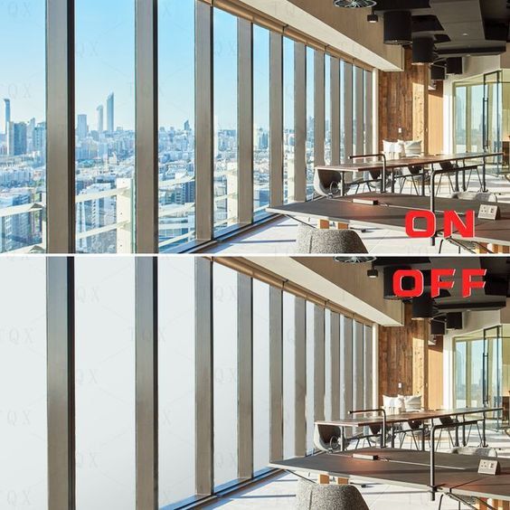 Смарт пленка, умное стекло, матовое стекло, тонировка стекол