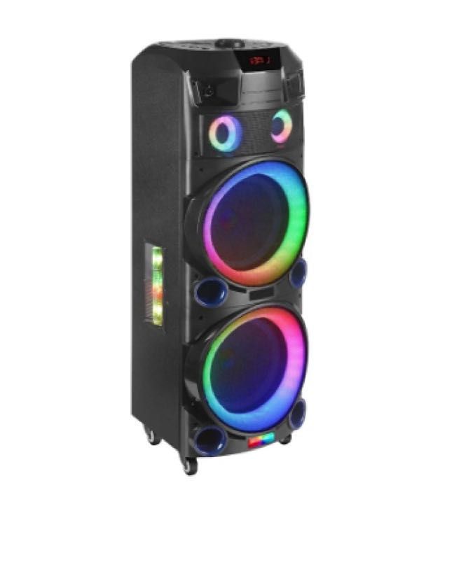 Професионалнa светеща караоке тонколонa 2x12 инча WGY-1222