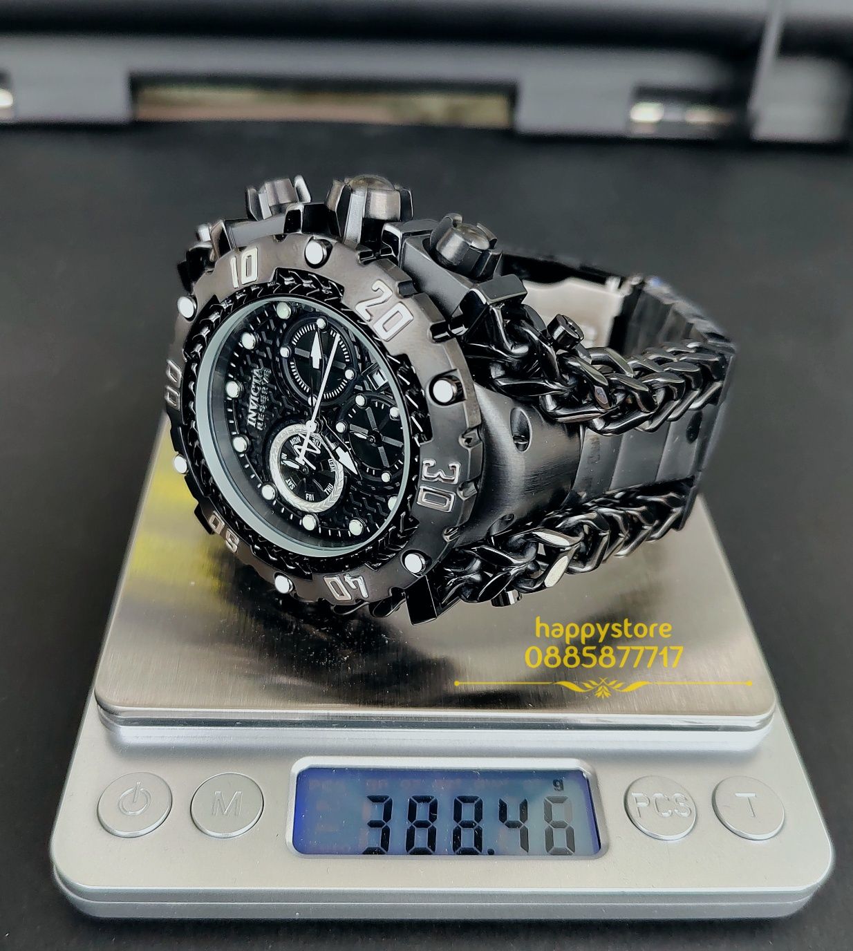 часовник INVICTA Gladiator Black 60 mm, Инвикта нов