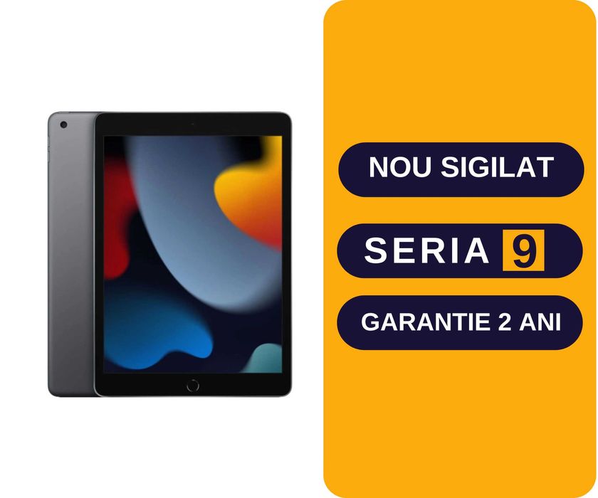 Tabletă Apple iPad 9 (2021) 256GB, Wi-Fi, Space Gray / Seria9.ro