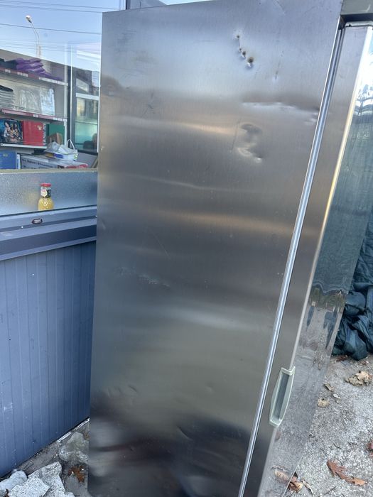 Frigider profesional inox, 6 rafturi, stare bună, funcțional