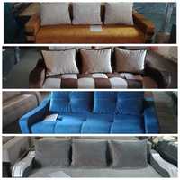 Canapea Zalau; canapele noi extensibile tip pat, cu lada depozitare