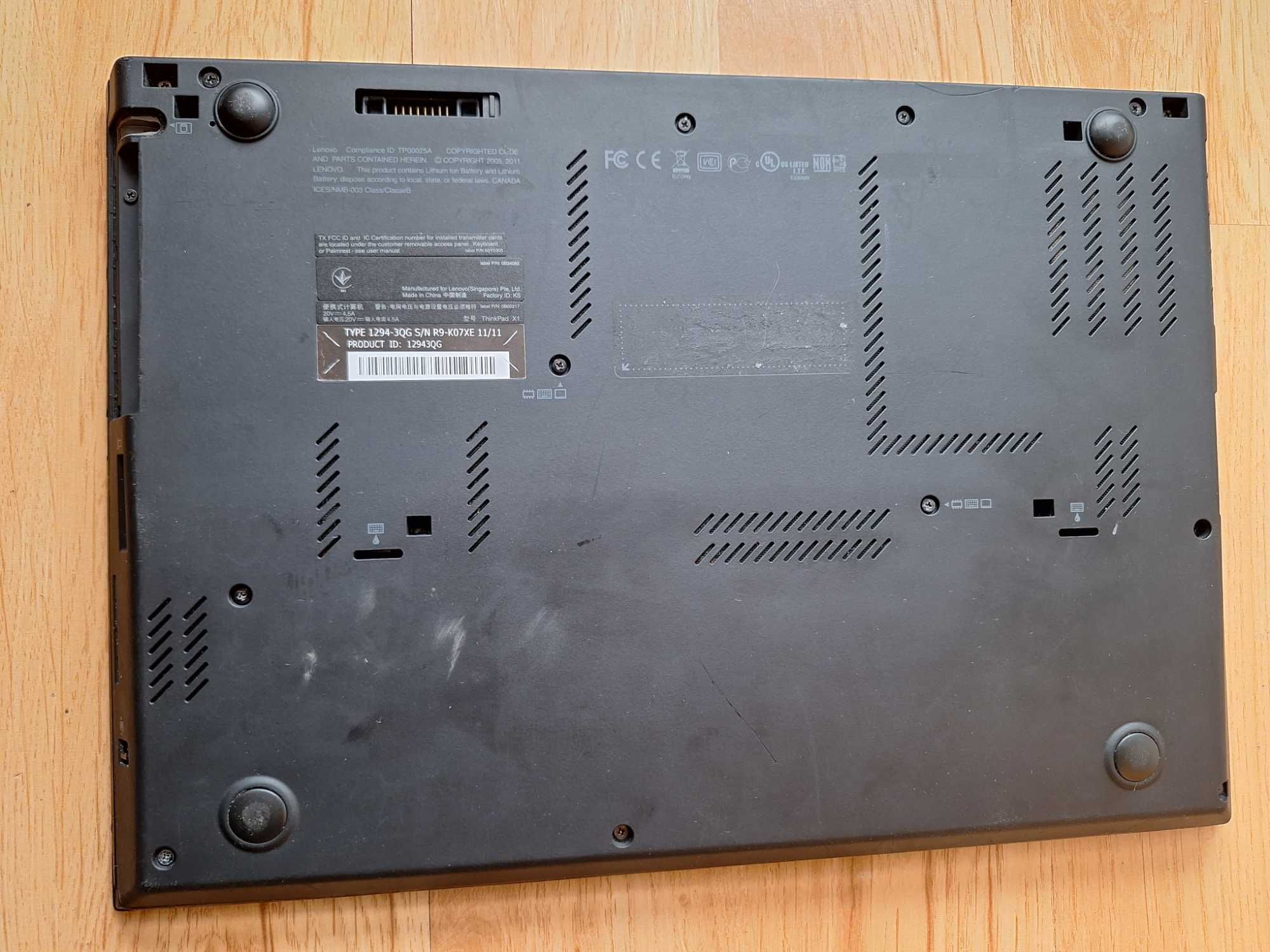 Lenovo ThinkPad X1/ i7 2640M /(13.3")