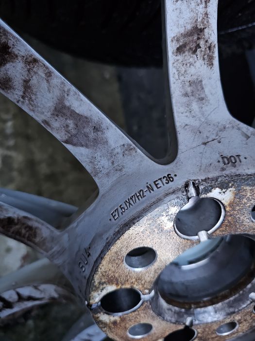 Jante originale Audi R17 + Cauciucuri iarna 225 60 17