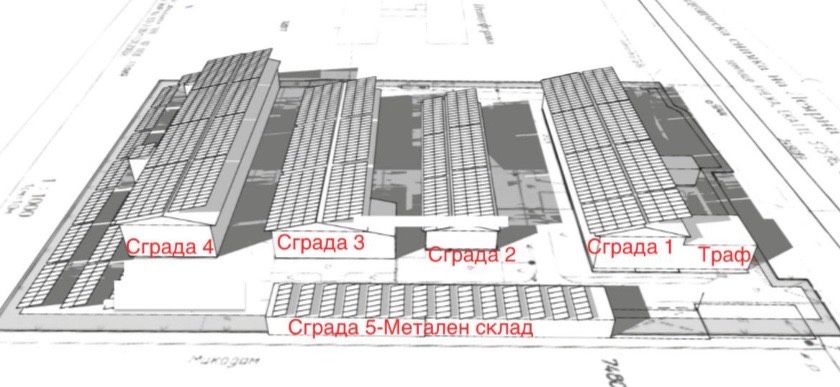 Продава се Промишлена сграда в София, 7-ми 11-ти километър - 12000 кв.м за 100 €/кв.м - Снимка #3
