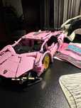 Сглобяема Количка Lamborghini Розова Ламборджини