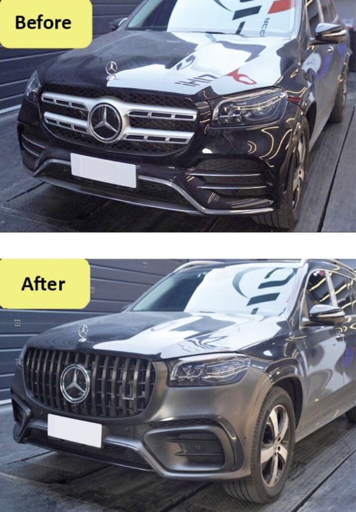 Mercedes Benz GLS 63 бампер AMG restyling