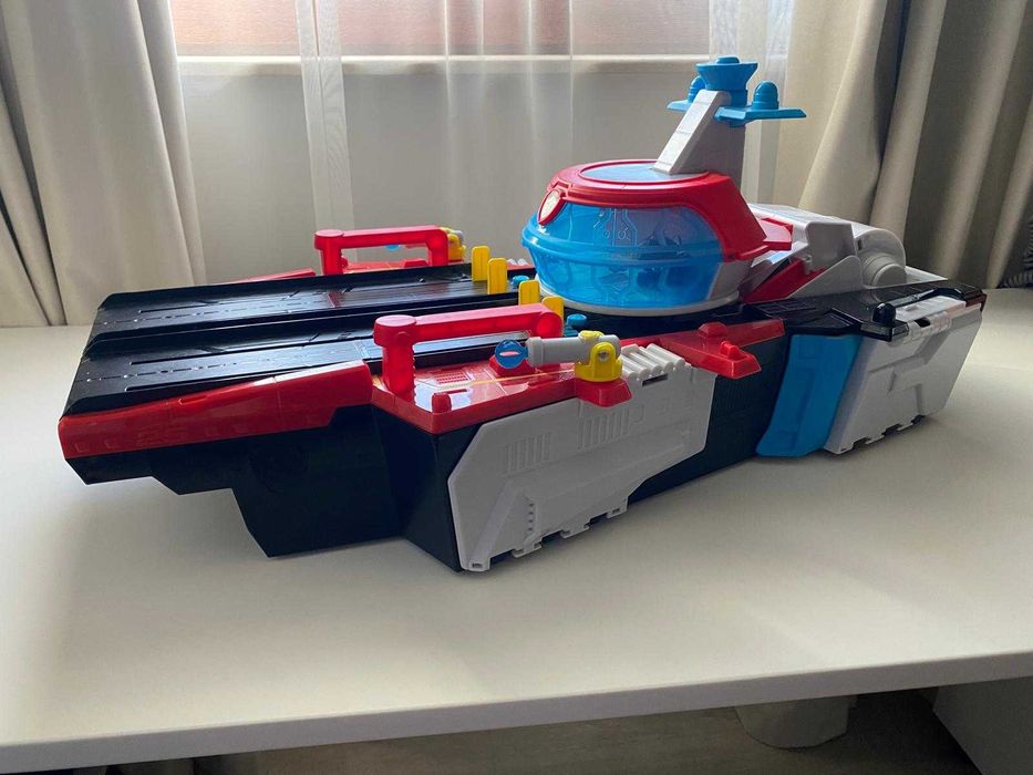 Sediu/Barca/Transportator Set complet Patrula catelusilor Mighty Movie