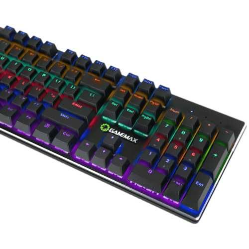 Tastatura Gaming Gamemax KG901, RGB LED, USB, Black-Silver