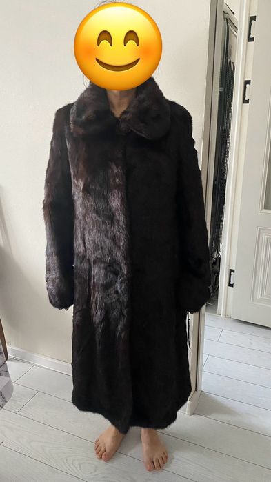 Норковая шуба длинная
