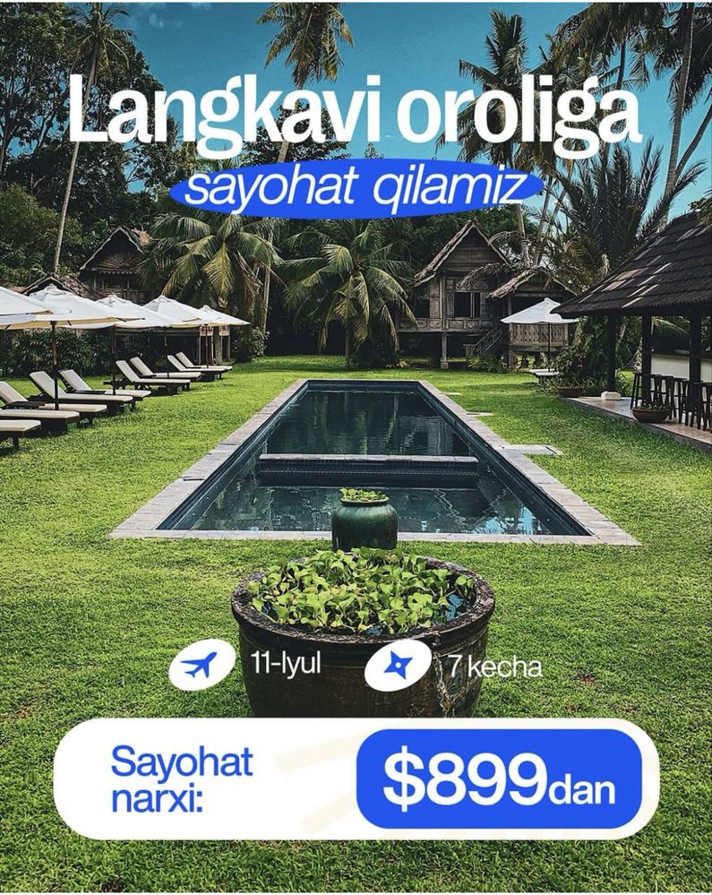 Eng arzon qaynoq turlar muddatli tolovga