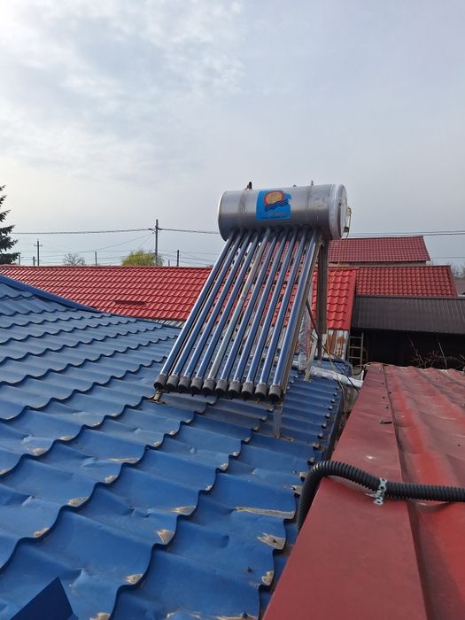 Panou solar presurizat 100l 10 tuburi vidate !