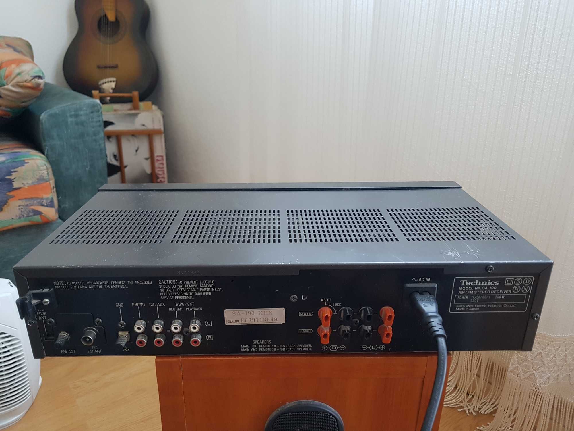 Продавам  ресивър Technics sa 190