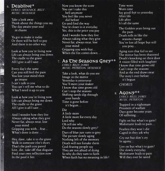 CD Testament - The Ritual 1992