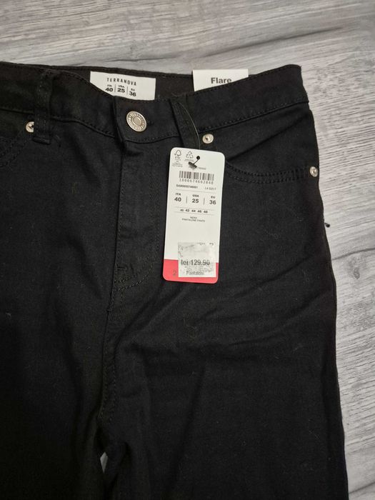 Blugi dama negri noi evazați xs s