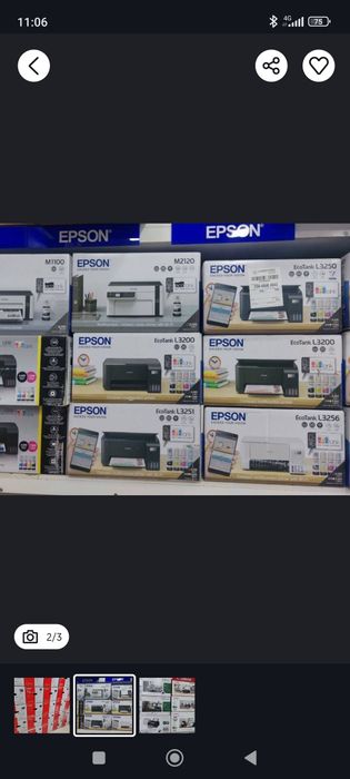 Принтер Canon Epson garantiya 1 yil dastavka ichida